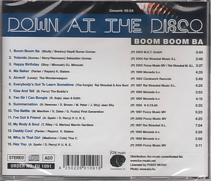 Down at the Disco 3 - CD