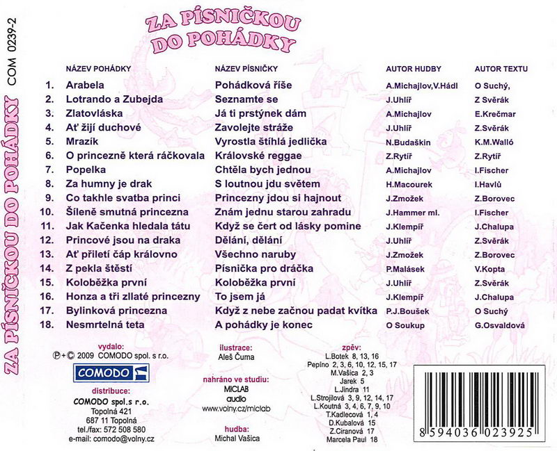 Za písničkou do pohádky CD