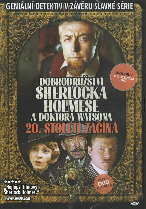 Dobrodružství Sherlocka Holmese a doktora Watsona 20.století začíná DVD plast
