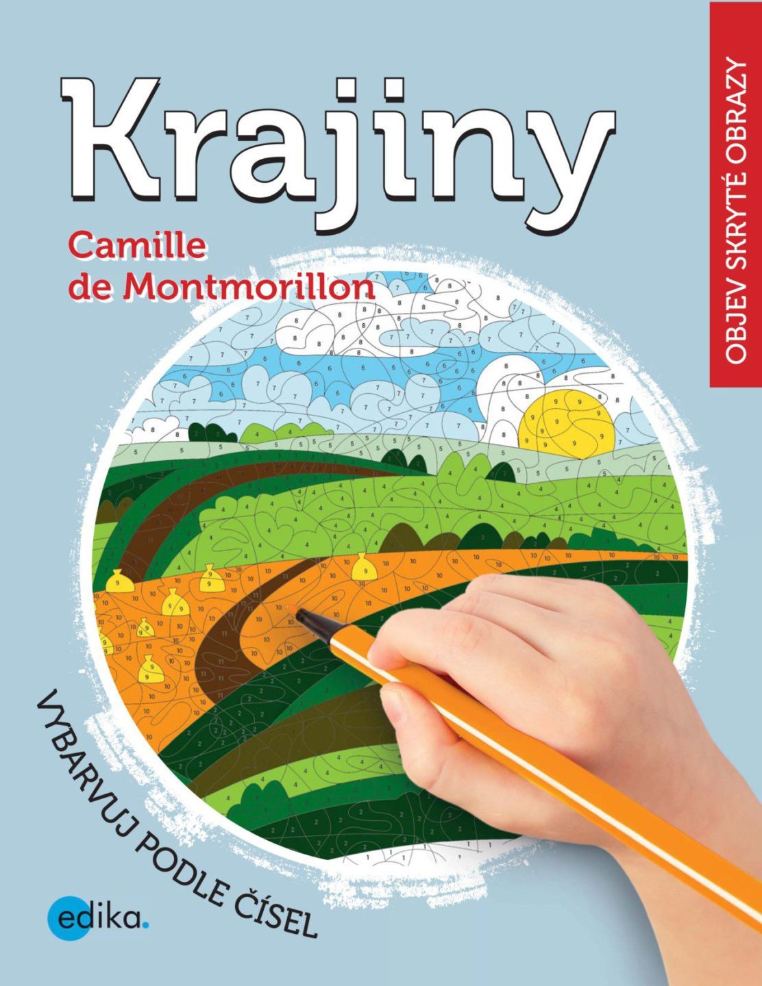 Krajiny - vybarvuj podle čísel