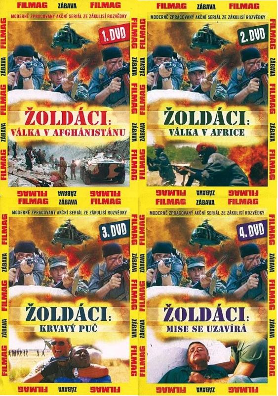 Žoldáci sada 4 DVD