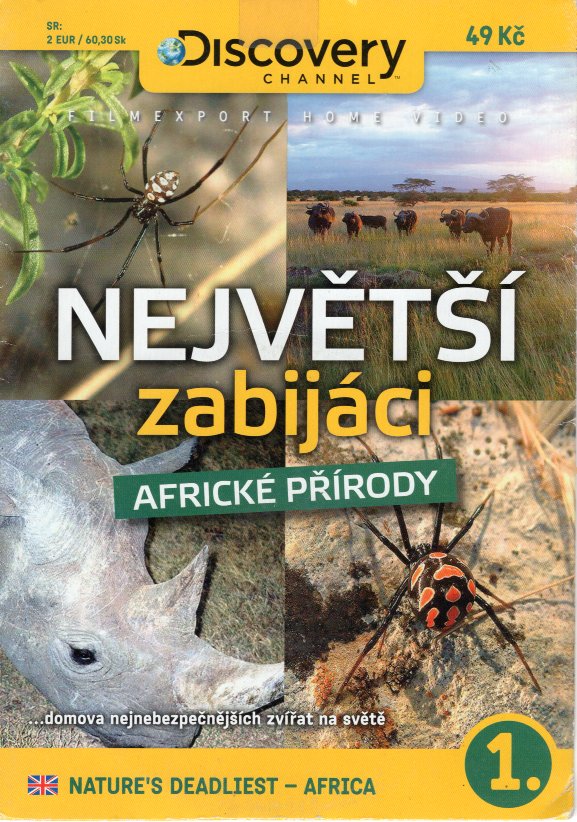 Největší zabijáci africké přírody 1 DVD