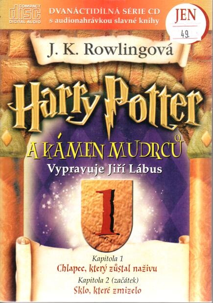 Harry Potter a kámen mudrců 1 CD
