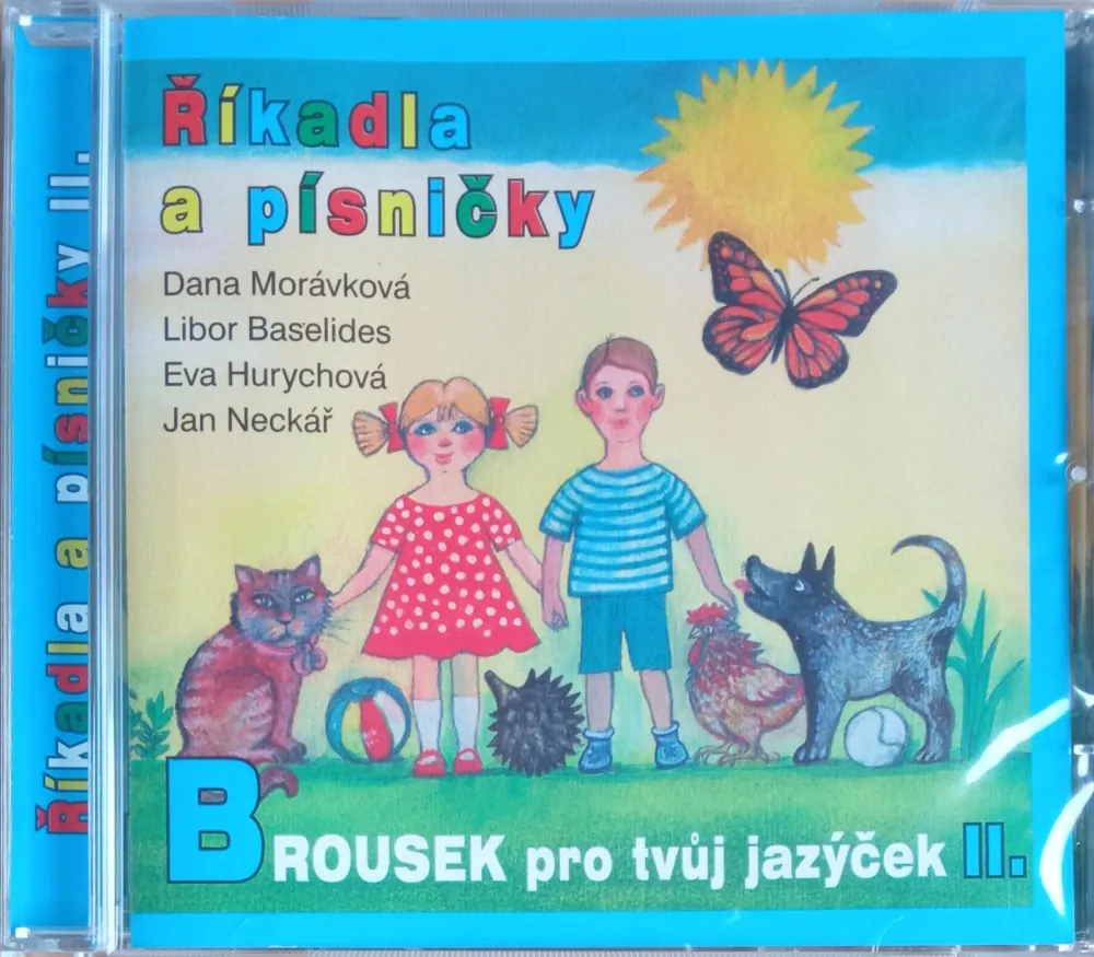 Říkadla a písničky Brousek pro tvůj jazýček II. CD