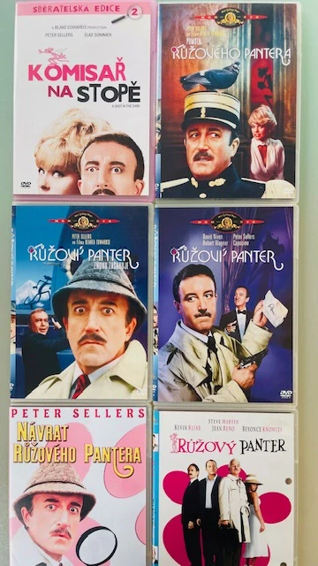 Kolekce Růžový panter 6x DVD