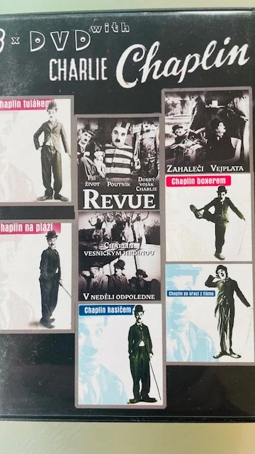 Kolekce Charlie Chaplin 8x DVD