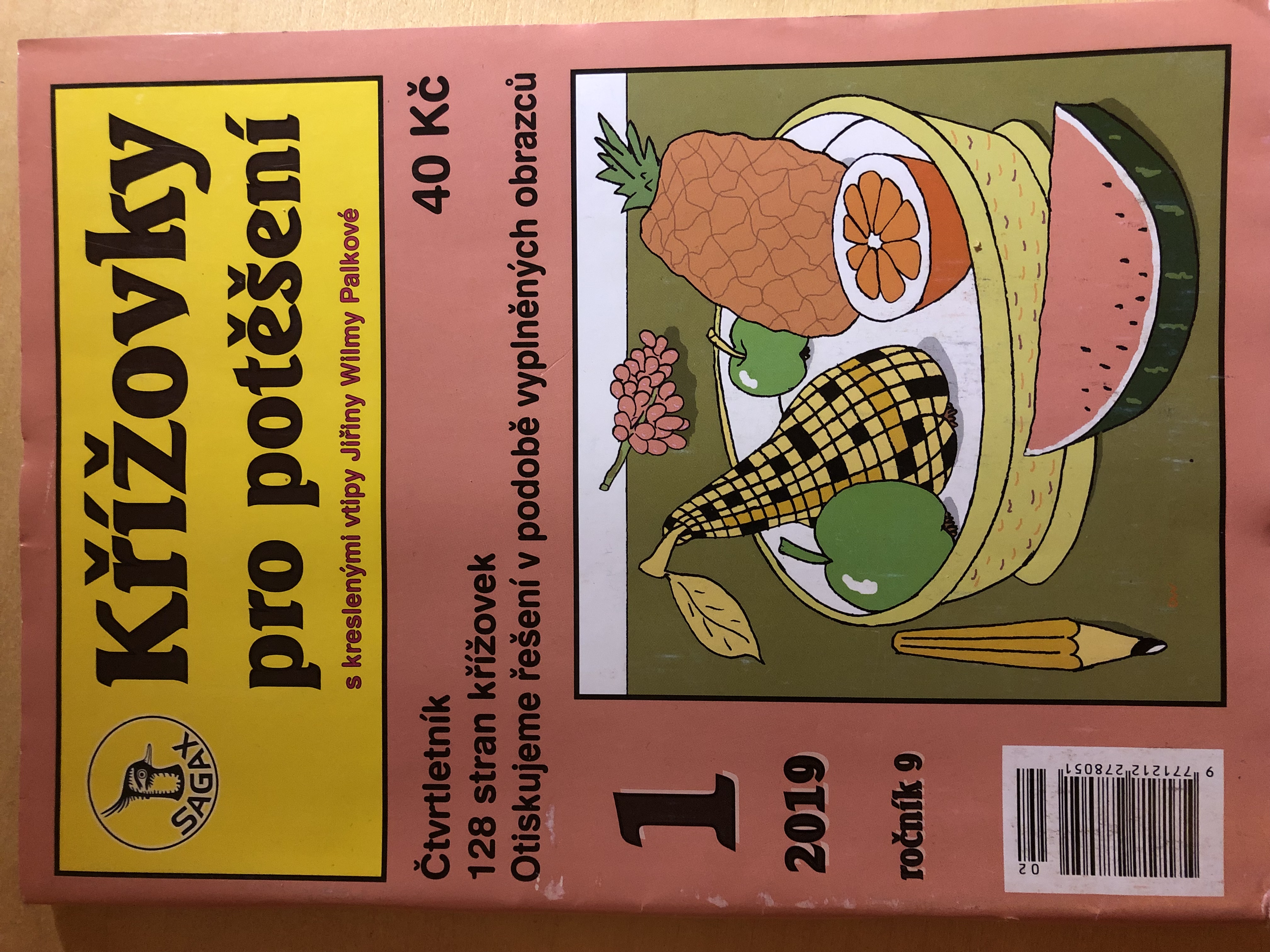 Křížovky pro potěšení s kreslenými vtipy 2019/1