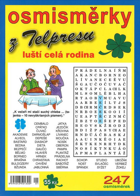 Osmisměrky z Telpresu luští celá rodina 2/2012
