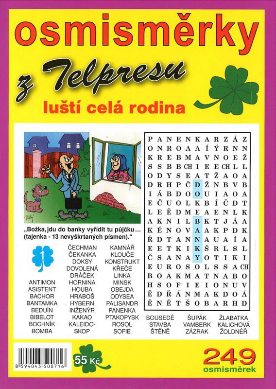 Osmisměrky z Telpresu luští celá rodina 1/2011