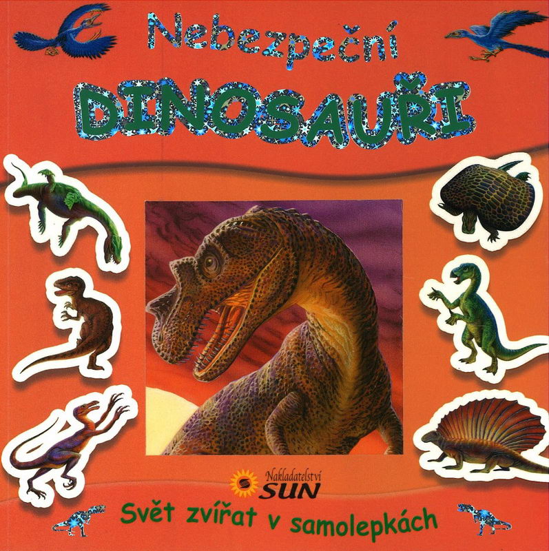 Nebezpeční Dinosauři - samolepky
