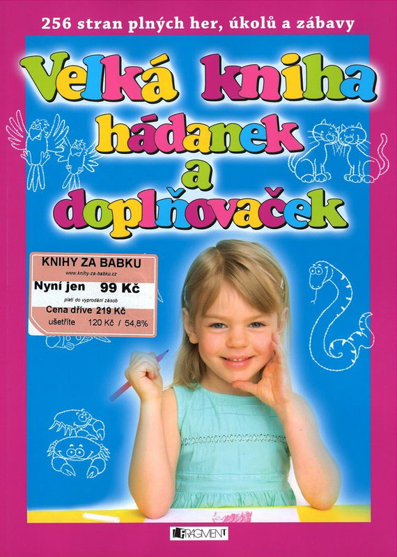 Velká kniha hádanek a doplňovaček