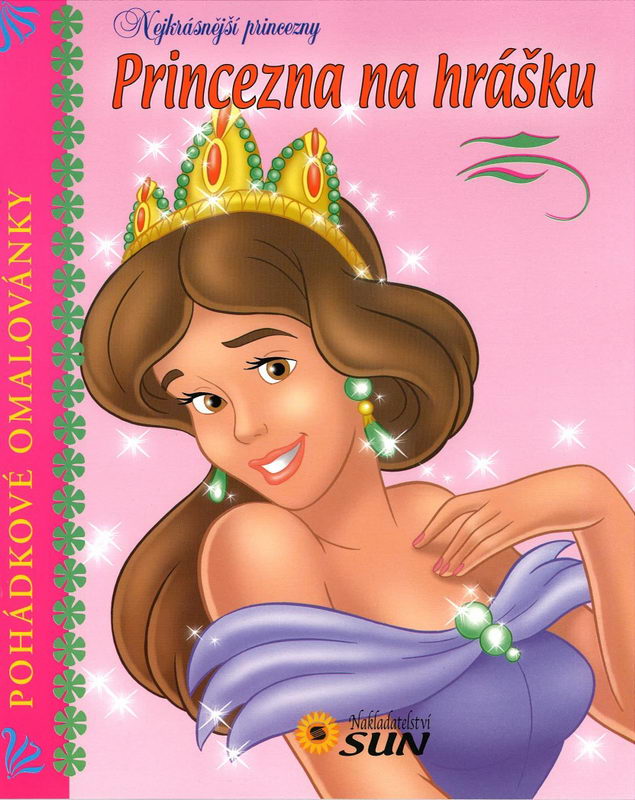 Pohádkové omalovánky Princezna na hrášku