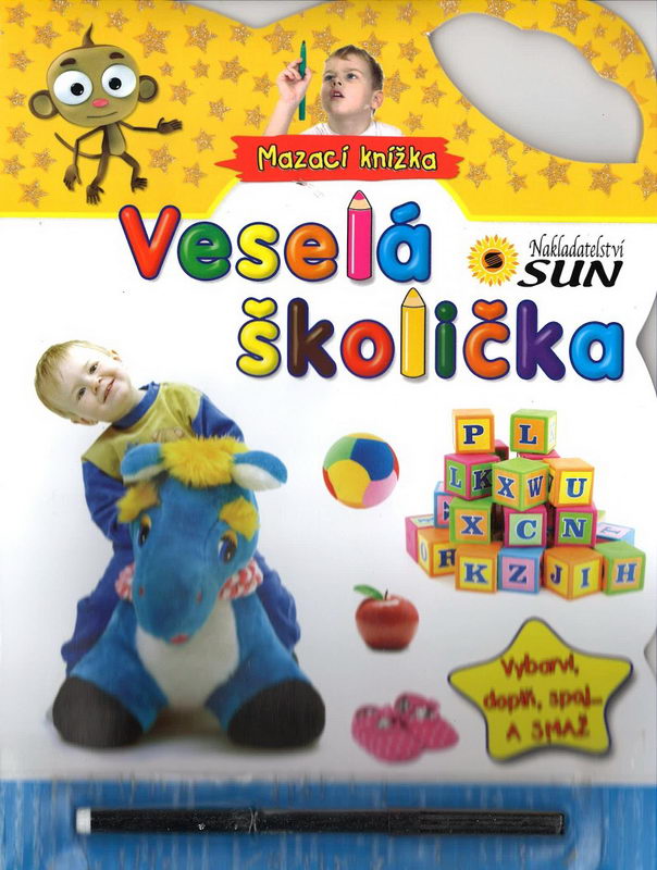 Veselá školička - mazací knížka