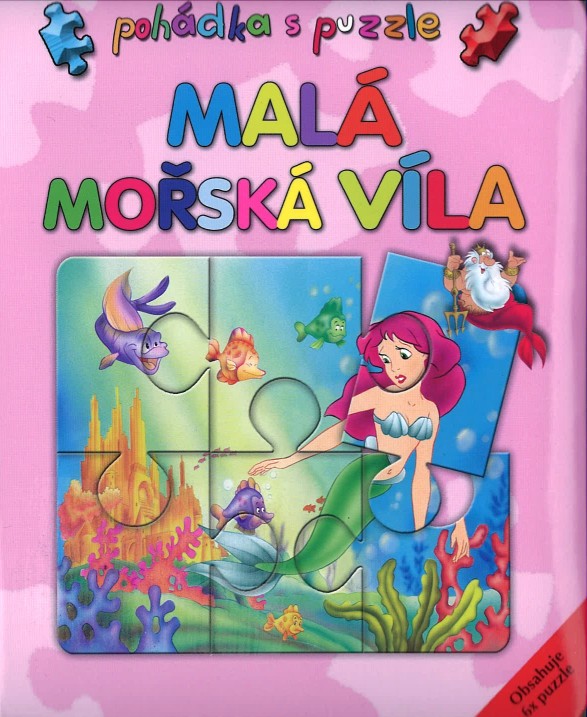 Malá morská víla - 6x puzzle