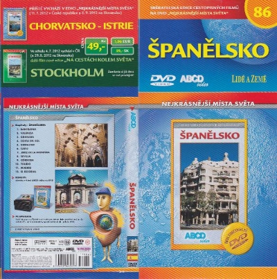 Španělsko DVD cestopis