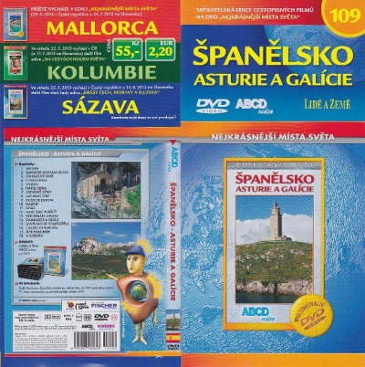Španělsko Austrie a Galície DVD cestopis