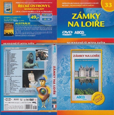 Zámky na Loiře DVD cestopis