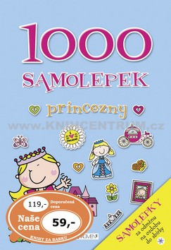 1000 samolepek princezny