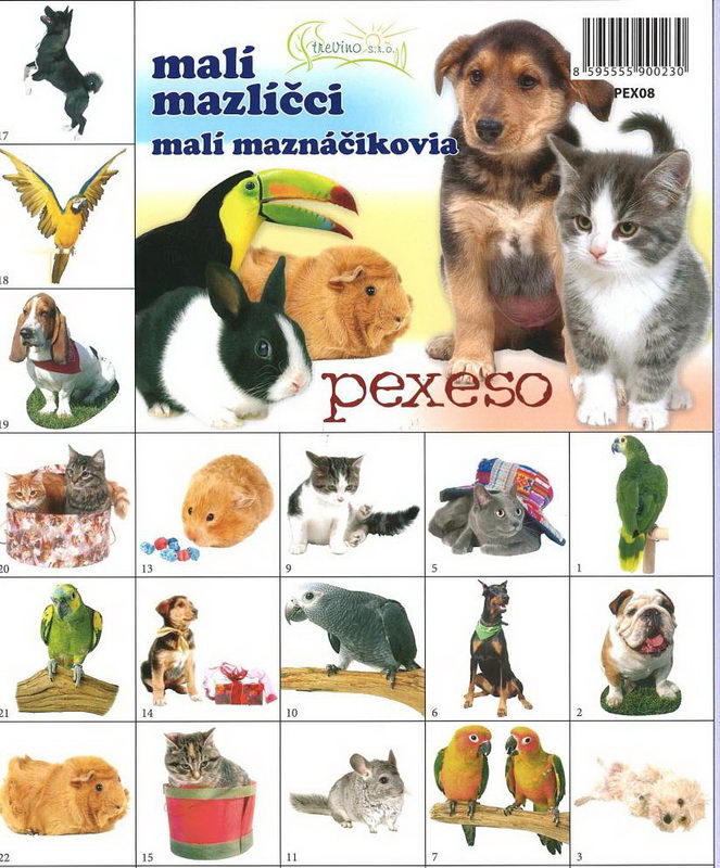 Pexeso Malí mazlíčci