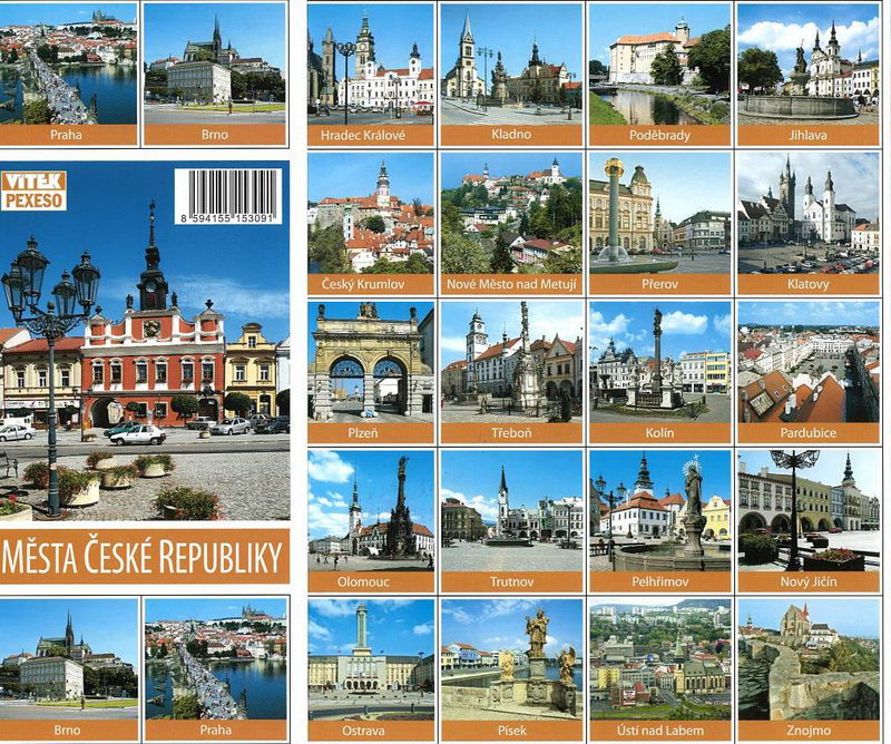 Pexeso - města České republiky