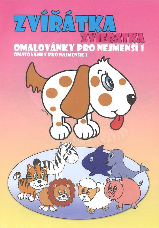 Omalovánky pro nejmenší 1 - zvířátka