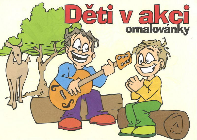 Omalovánky - děti v akci