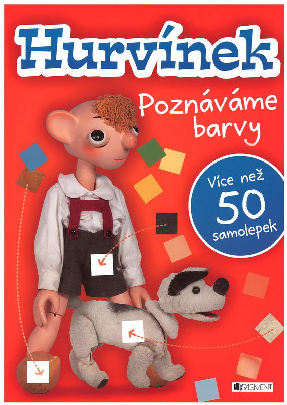 Poznáváme barvy - Hurvínek - Více než 50 samolepek