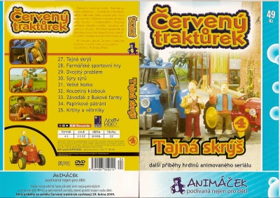 Červený traktůrek 4 - Tajná skrýš DVD