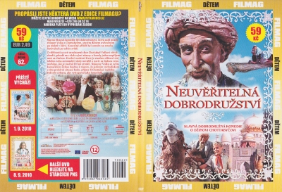 Neuvěřitelná dobrodružství DVD
