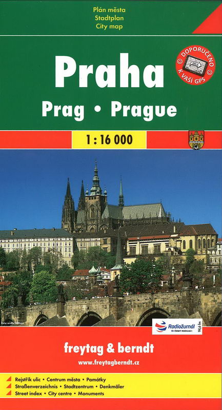 Plán města Praha 1:16 000