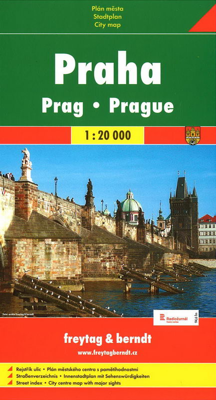 Plán města Praha 1:20 000