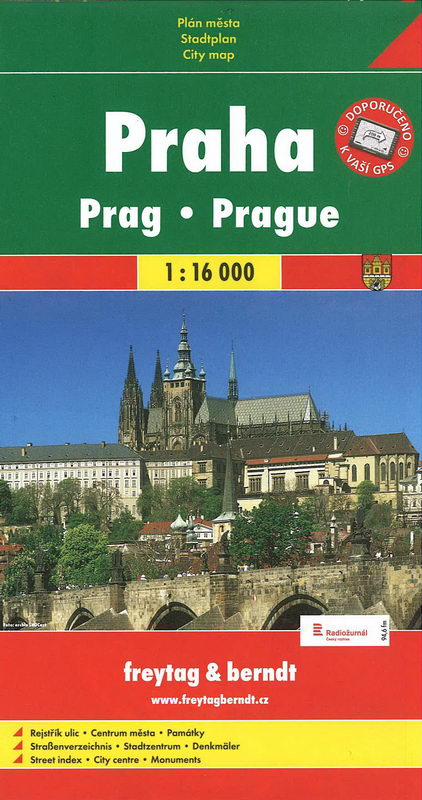 Plán města Praha 1:16 000