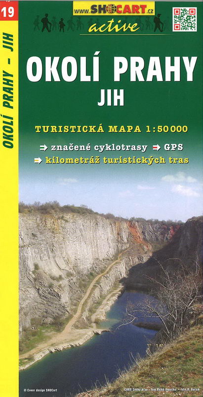 Turistická mapa okolí Prahy-jih 1:50 000