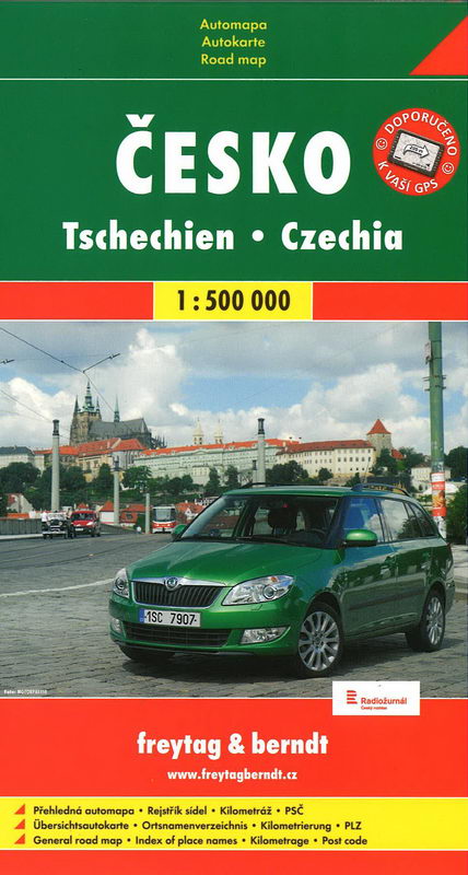 Automapa Česko 1:500 000
