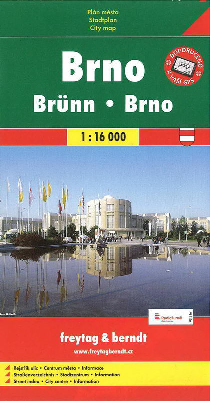 Plán města Brno 1:16 000