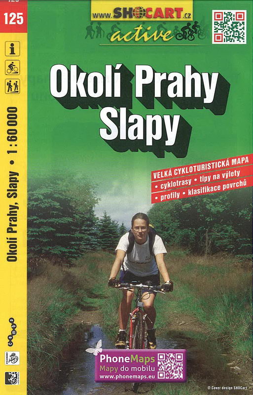 Cykloturistická mapa okolí Prahy Slapy 1:60 000