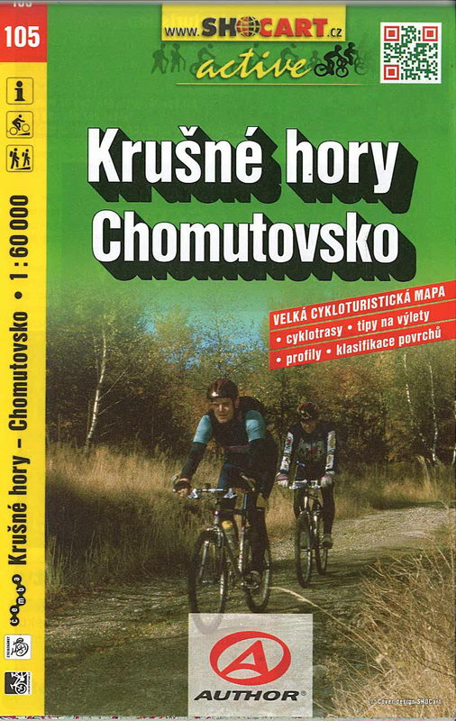 Cykloturistická mapa, Krušné hory, Chomutovsko 1:60 000