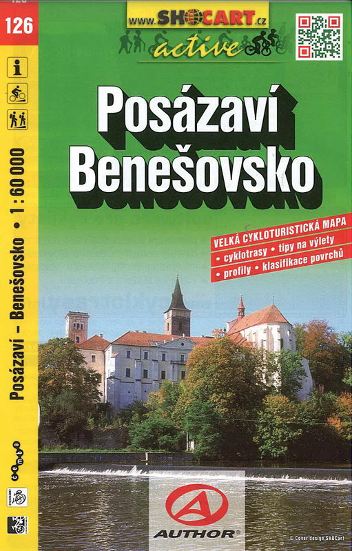 Cykloturistická mapa, Posázaví. Benešovsko 1:60 000