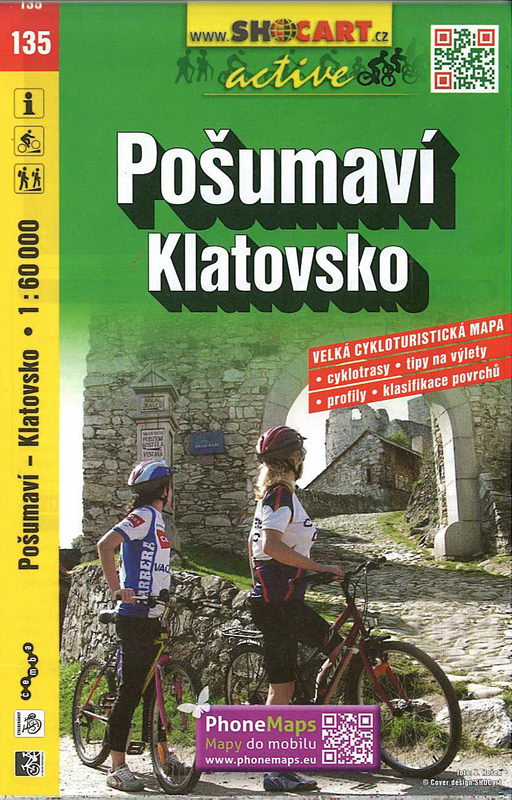 Cykloturistická mapa, Pošumaví, Klatovsko 1:60 000