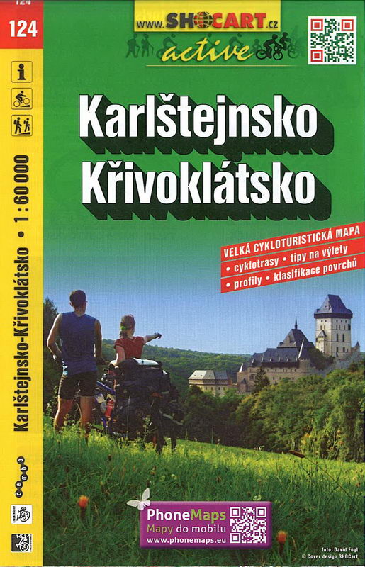 Cykloturistická mapa, Karlštejnsko, Křivoklátsko 1:60 000