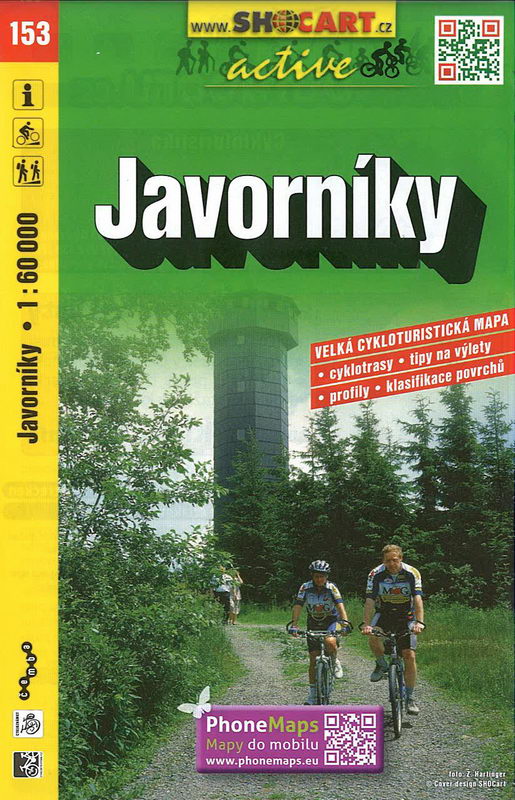 Cykloturistická mapa, Javorníky 1:60 000