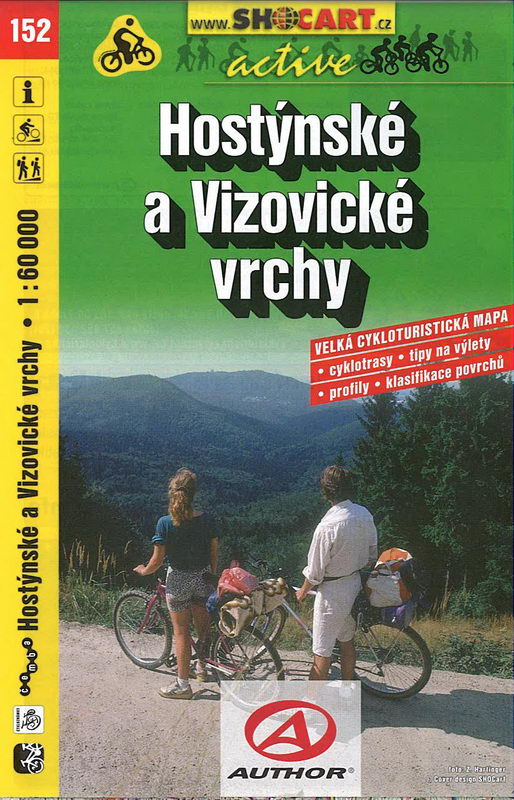 Cykloturistická mapa, Hostýnské a Vizovické vrchy 1:60 000