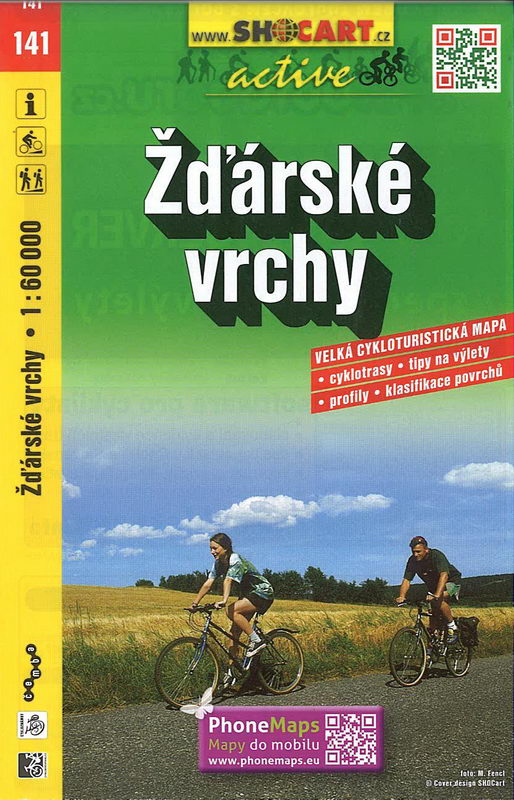 Cykloturistická mapa, Žďárské vrchy 1:60 000