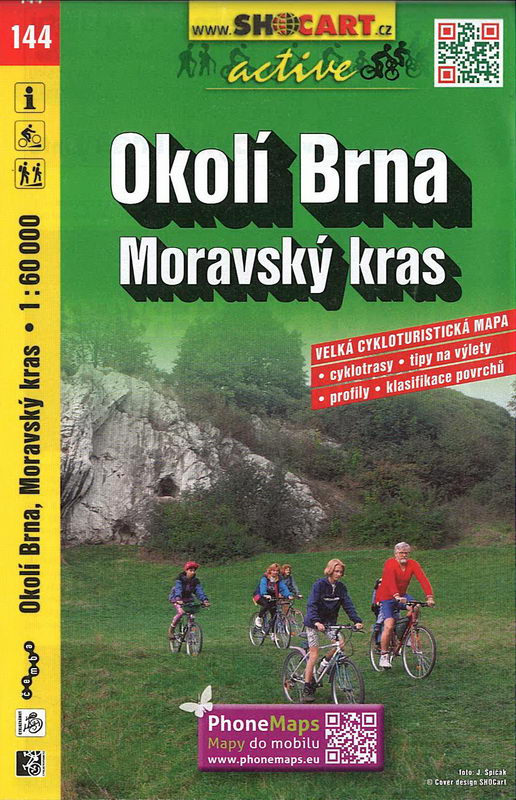 Cykloturistická mapa, Okolí Brna, Moravský kras 1:60 000