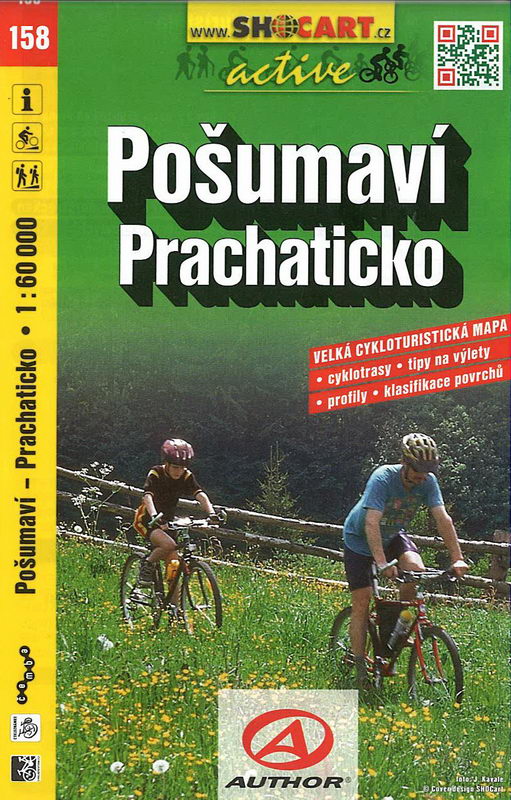 Cykloturistická mapa, Pošumaví, Prachaticko 1:60 000