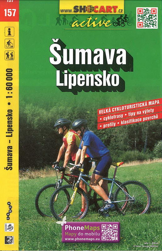 Cykloturistická mapa, Šumava, Lipensko 1:60 000