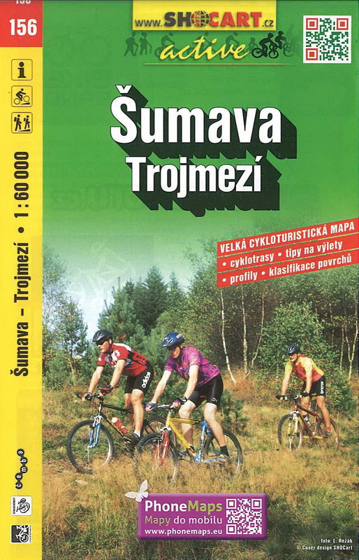 Cykloturistická mapa SHOCart 156 Šumava Trojmezí