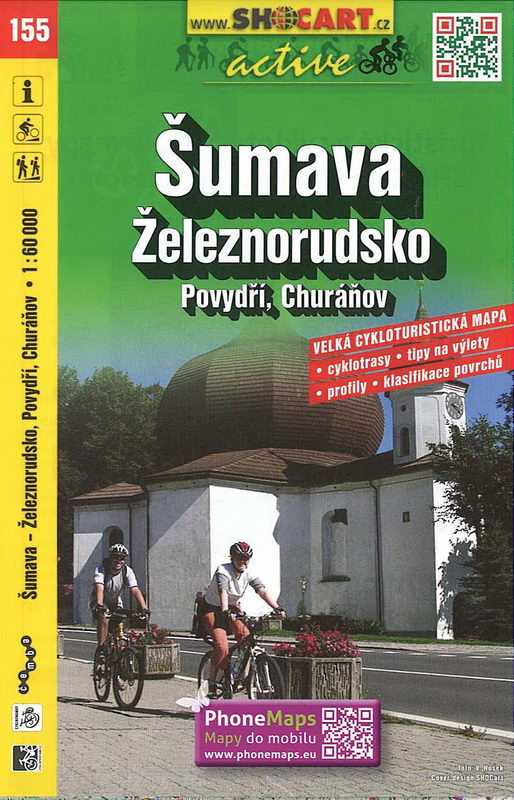 Cykloturistická mapa, Šumava, Železnorudsko 1:60 000