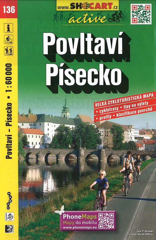Cykloturistická mapa, Povltaví, Písecko 1:60 000