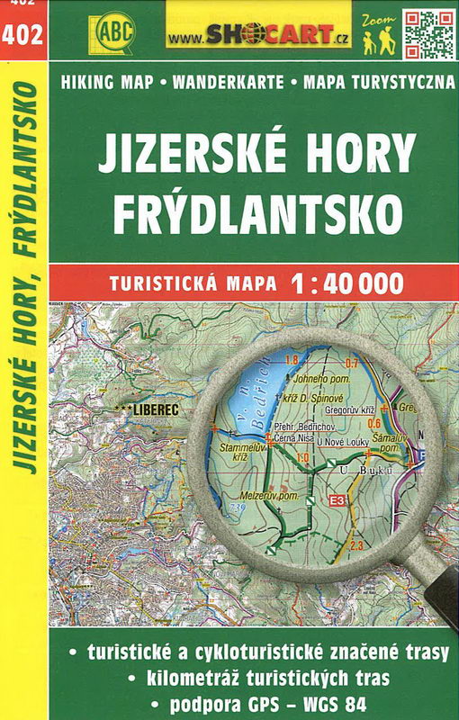 Turistická mapa, Jizerské hory 1:40 000